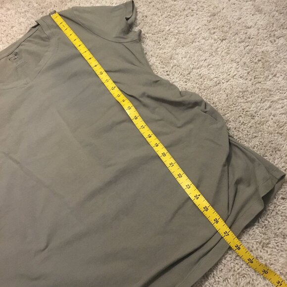 Paisley Sky Olive Green Cotton Maternity Tee - Picture 14 of 15